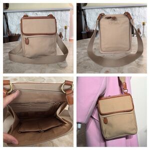 Fossil No. 054 The Original Premium Bag Canvas & Leather Organizer